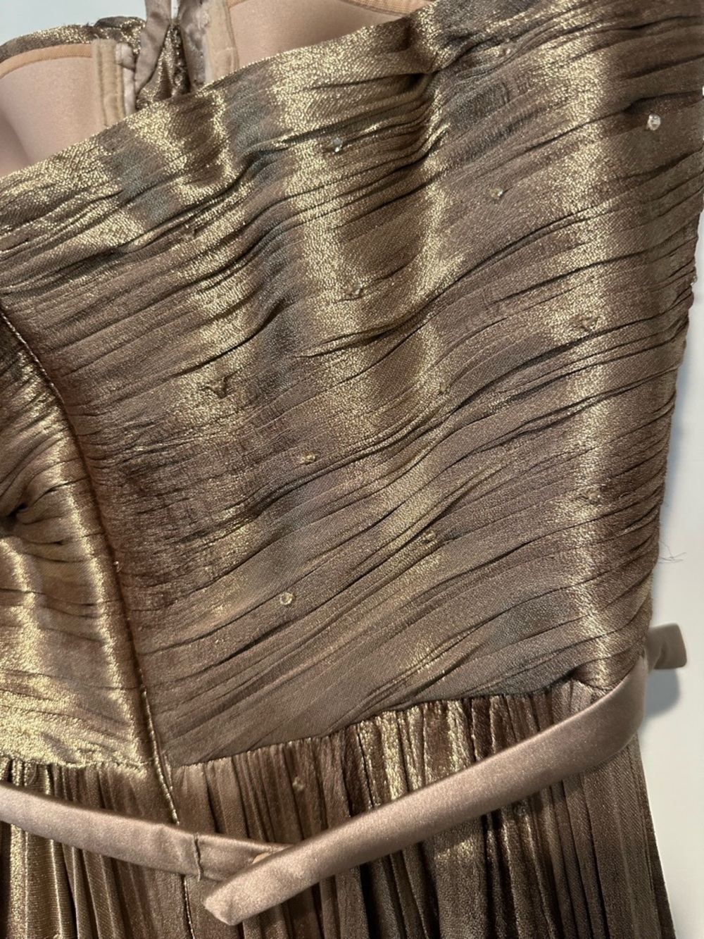 Miu Miu Halter Gown Metallic Embellished Gown One of a Kind - Picture 7 of 11